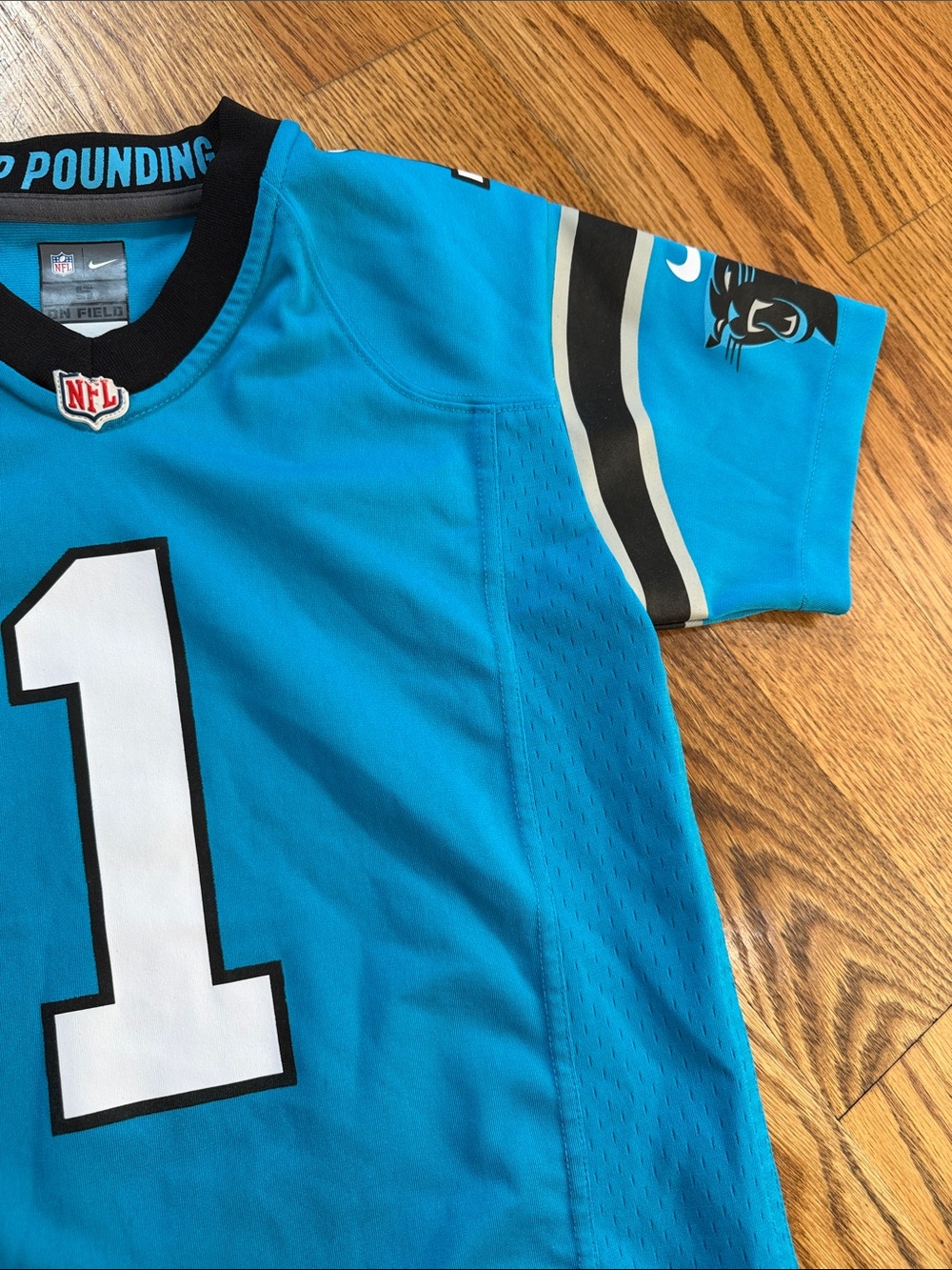 Nike Carolina Panthers Cam Newton Football Jersey. Size Small. - Picture 6 of 14